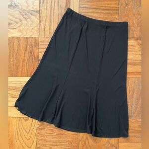 Notations Black A-Line Skirt